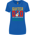 Guitar Dad Like a Normal Dad Fathers Day Womens Wider Cut T-Shirt Royal Blue