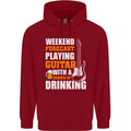 Guitar Forecast Funny Beer Alcohol Childrens Kids Hoodie Red