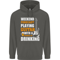 Guitar Forecast Funny Beer Alcohol Childrens Kids Hoodie Storm Grey