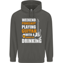 Guitar Forecast Funny Beer Alcohol Childrens Kids Hoodie Storm Grey