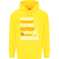 Guitar Forecast Funny Beer Alcohol Childrens Kids Hoodie Yellow