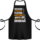 Guitar Forecast Funny Beer Alcohol Cotton Apron 100% Organic Black