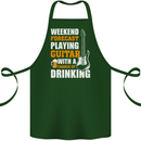 Guitar Forecast Funny Beer Alcohol Cotton Apron 100% Organic Forest Green