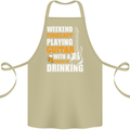 Guitar Forecast Funny Beer Alcohol Cotton Apron 100% Organic Khaki