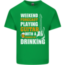 Guitar Forecast Funny Beer Alcohol Kids T-Shirt Childrens Irish Green