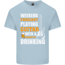 Guitar Forecast Funny Beer Alcohol Kids T-Shirt Childrens Light Blue