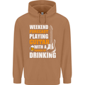 Guitar Forecast Funny Beer Alcohol Mens 80% Cotton Hoodie Caramel Latte