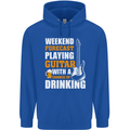 Guitar Forecast Funny Beer Alcohol Mens 80% Cotton Hoodie Royal Blue