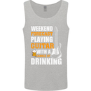 Guitar Forecast Funny Beer Alcohol Mens Vest Tank Top Sports Grey