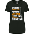 Guitar Forecast Funny Beer Alcohol Womens Wider Cut T-Shirt Black