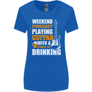 Guitar Forecast Funny Beer Alcohol Womens Wider Cut T-Shirt Royal Blue