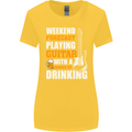 Guitar Forecast Funny Beer Alcohol Womens Wider Cut T-Shirt Yellow