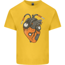 Guitar Heart Guitarist Acoustic Electric Kids T-Shirt Childrens Yellow