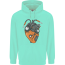 Guitar Heart Guitarist Acoustic Electric Mens 80% Cotton Hoodie Peppermint