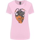 Guitar Heart Guitarist Acoustic Electric Womens Wider Cut T-Shirt Light Pink