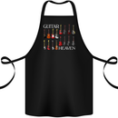 Guitar Heaven Collection Guitarist Acoustic Cotton Apron 100% Organic Black