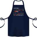 Guitar Heaven Collection Guitarist Acoustic Cotton Apron 100% Organic Navy Blue