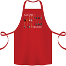 Guitar Heaven Collection Guitarist Acoustic Cotton Apron 100% Organic Red