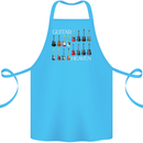 Guitar Heaven Collection Guitarist Acoustic Cotton Apron 100% Organic Turquoise