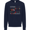 Guitar Heaven Collection Guitarist Acoustic Kids Sweatshirt Jumper Navy Blue