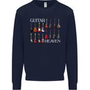 Guitar Heaven Collection Guitarist Acoustic Kids Sweatshirt Jumper Navy Blue