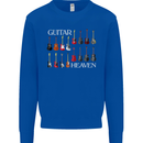 Guitar Heaven Collection Guitarist Acoustic Kids Sweatshirt Jumper Royal Blue
