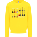 Guitar Heaven Collection Guitarist Acoustic Kids Sweatshirt Jumper Yellow