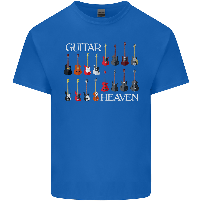 Guitar Heaven Collection Guitarist Acoustic Kids T-Shirt Childrens Royal Blue