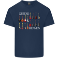Guitar Heaven Collection Guitarist Acoustic Mens Cotton T-Shirt Tee Top Navy Blue