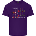 Guitar Heaven Collection Guitarist Acoustic Mens Cotton T-Shirt Tee Top Purple