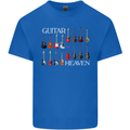 Guitar Heaven Collection Guitarist Acoustic Mens Cotton T-Shirt Tee Top Royal Blue