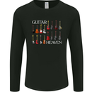 Guitar Heaven Collection Guitarist Acoustic Mens Long Sleeve T-Shirt Black