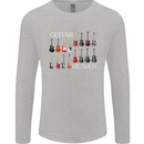 Guitar Heaven Collection Guitarist Acoustic Mens Long Sleeve T-Shirt Sports Grey