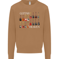 Guitar Heaven Collection Guitarist Acoustic Mens Sweatshirt Jumper Caramel Latte