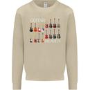 Guitar Heaven Collection Guitarist Acoustic Mens Sweatshirt Jumper Sand