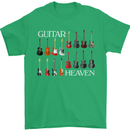 Guitar Heaven Collection Guitarist Acoustic Mens T-Shirt Cotton Gildan Irish Green