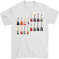 Guitar Heaven Collection Guitarist Acoustic Mens T-Shirt Cotton Gildan White