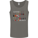 Guitar Heaven Collection Guitarist Acoustic Mens Vest Tank Top Charcoal