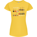 Guitar Heaven Collection Guitarist Acoustic Womens Petite Cut T-Shirt Yellow