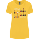 Guitar Heaven Collection Guitarist Acoustic Womens Wider Cut T-Shirt Yellow