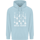Guitar Heaven Guitarist Electric Acoustic Childrens Kids Hoodie Light Blue