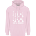Guitar Heaven Guitarist Electric Acoustic Childrens Kids Hoodie Light Pink