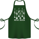 Guitar Heaven Guitarist Electric Acoustic Cotton Apron 100% Organic Forest Green