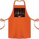 Guitar Heaven Guitarist Electric Acoustic Cotton Apron 100% Organic Orange