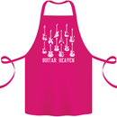 Guitar Heaven Guitarist Electric Acoustic Cotton Apron 100% Organic Pink