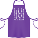 Guitar Heaven Guitarist Electric Acoustic Cotton Apron 100% Organic Purple