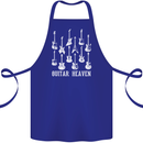Guitar Heaven Guitarist Electric Acoustic Cotton Apron 100% Organic Royal Blue
