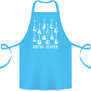 Guitar Heaven Guitarist Electric Acoustic Cotton Apron 100% Organic Turquoise