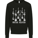 Guitar Heaven Guitarist Electric Acoustic Kids Sweatshirt Jumper Black