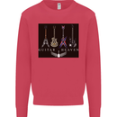 Guitar Heaven Guitarist Electric Acoustic Kids Sweatshirt Jumper Heliconia
